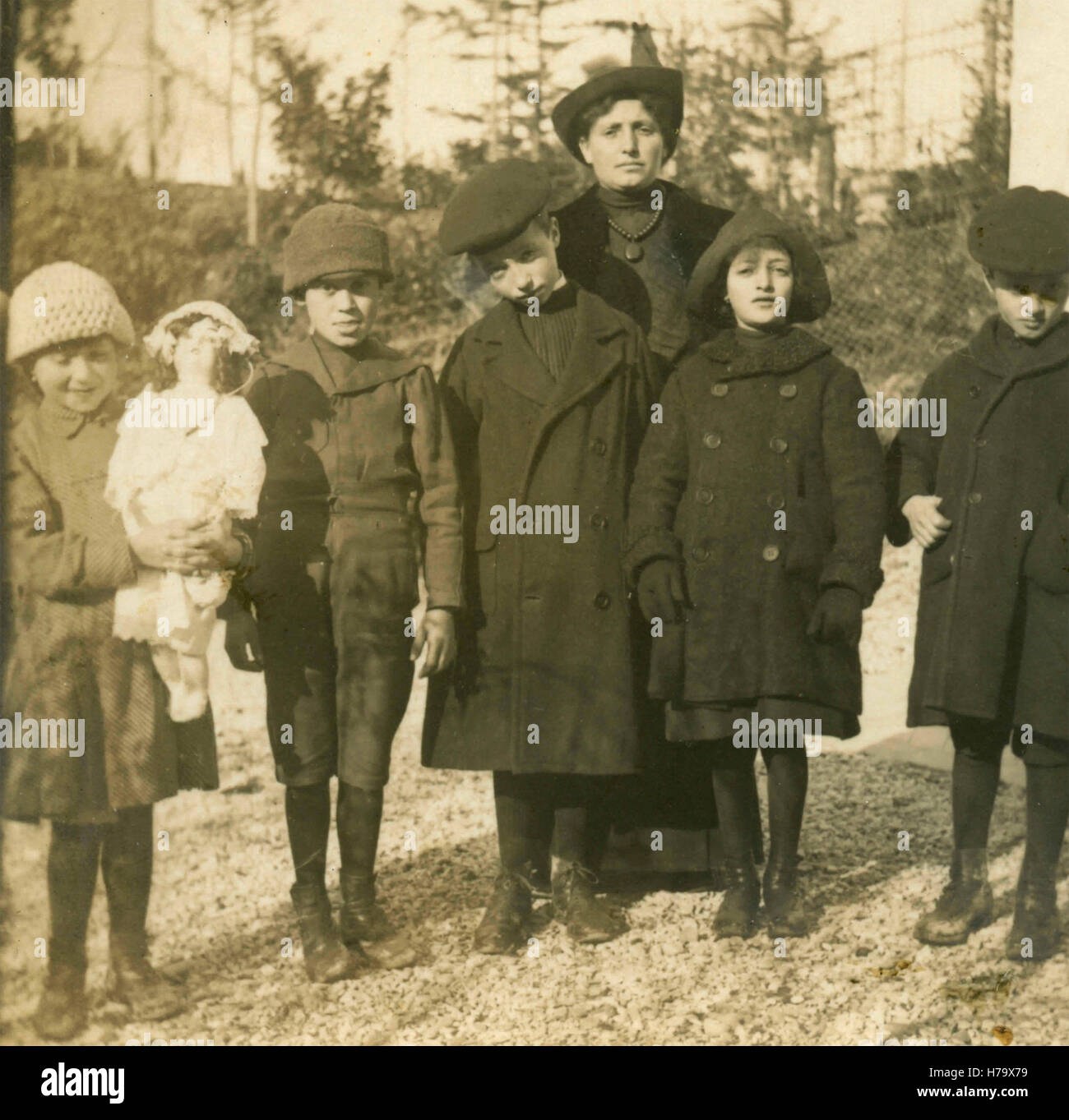 Group of children, Italy Stock Photo