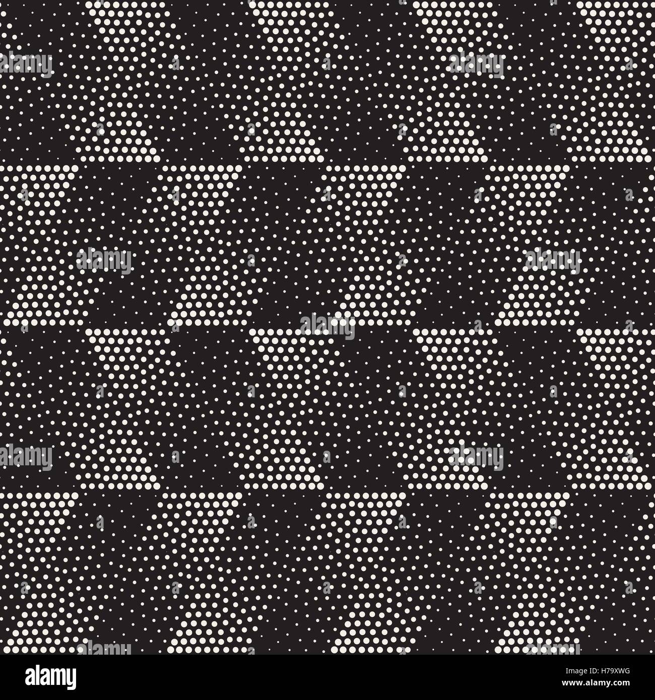 Vector Seamless Black And White Circle Stippling Chevron ZigZag ...