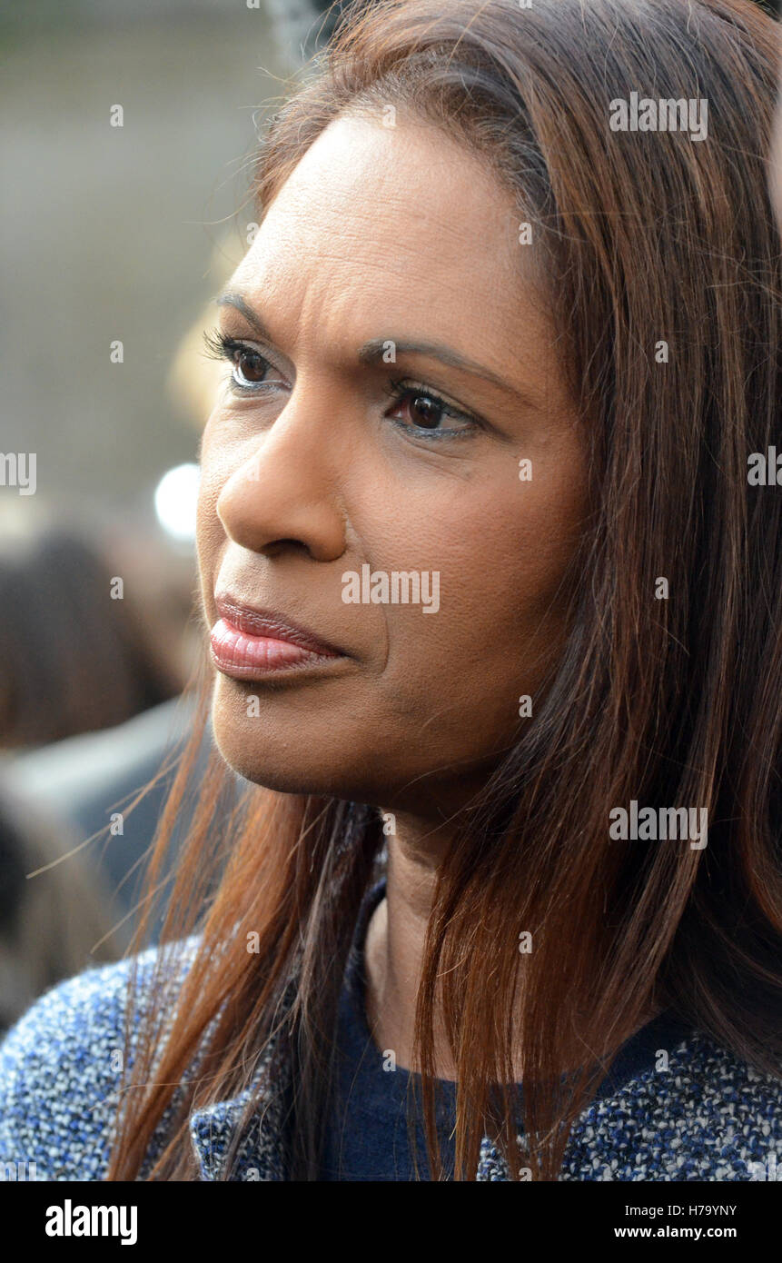 Londonuk3 November 2016gina Miller Outside Royal Court Justicelondonafter Winning Judgment 1957