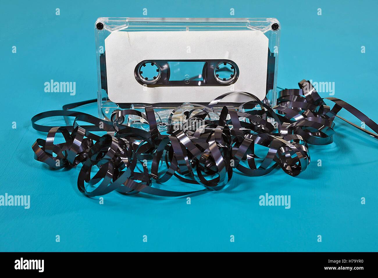 Cassette tape unraveled hires stock photography and images Alamy