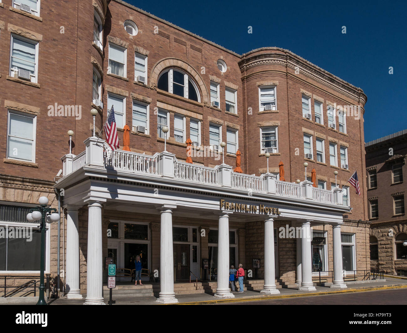 Franklin Hotel, Upper Main Street, Deadwood, South Dakota Stock Photo