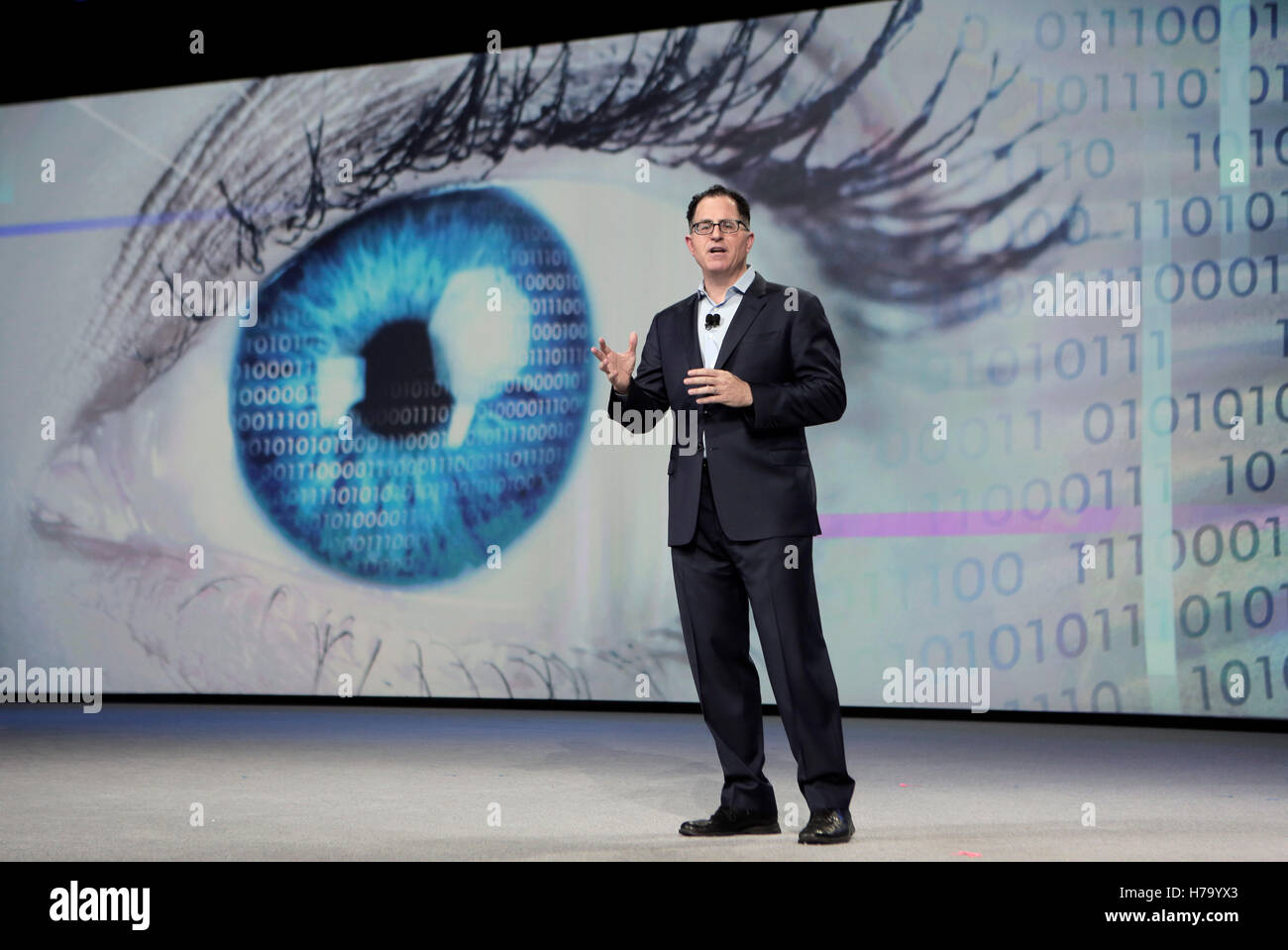 Michael Dell, founder and CEO of Dell Inc., speaks at the Dell World
