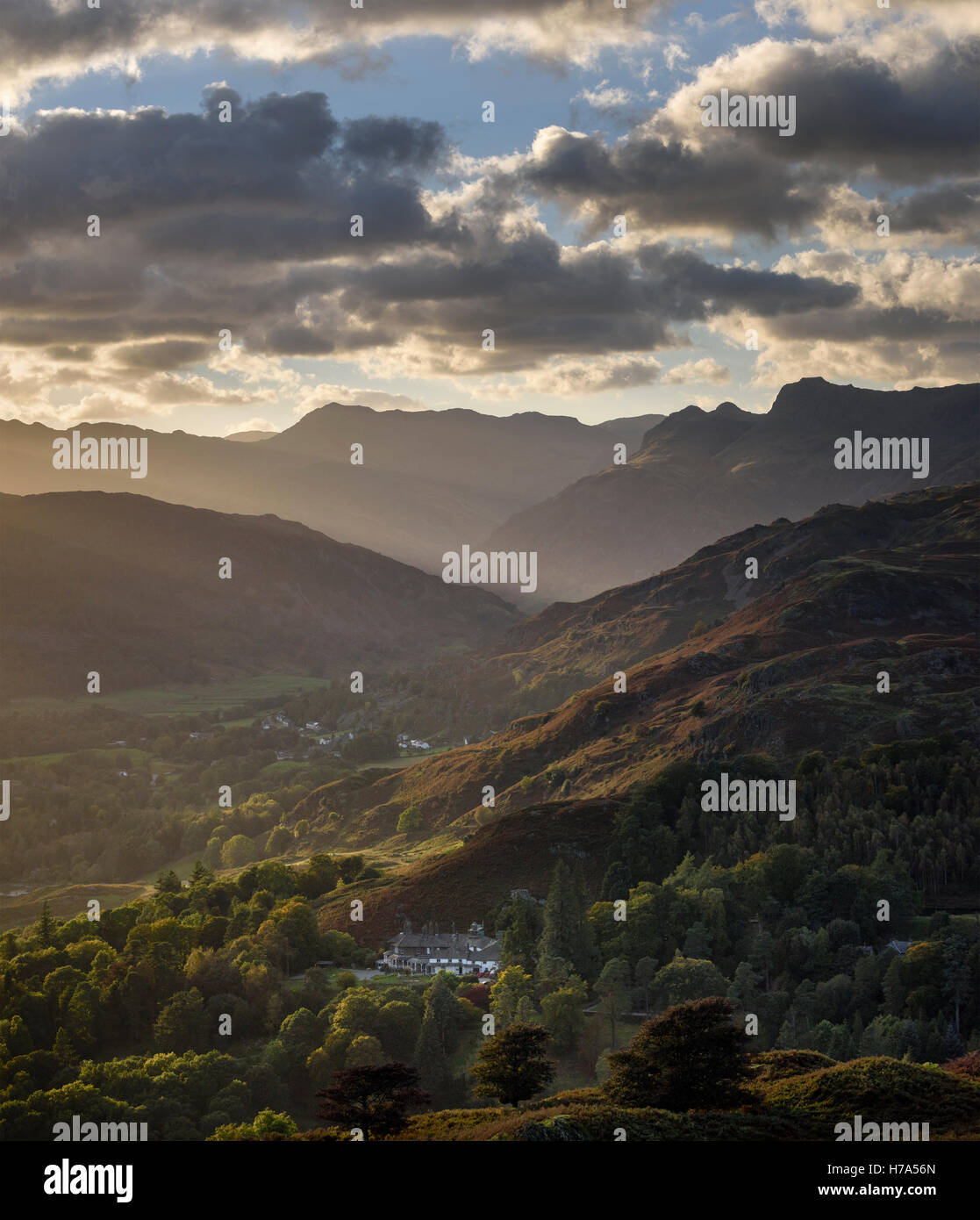 Great Langdale Stock Photo