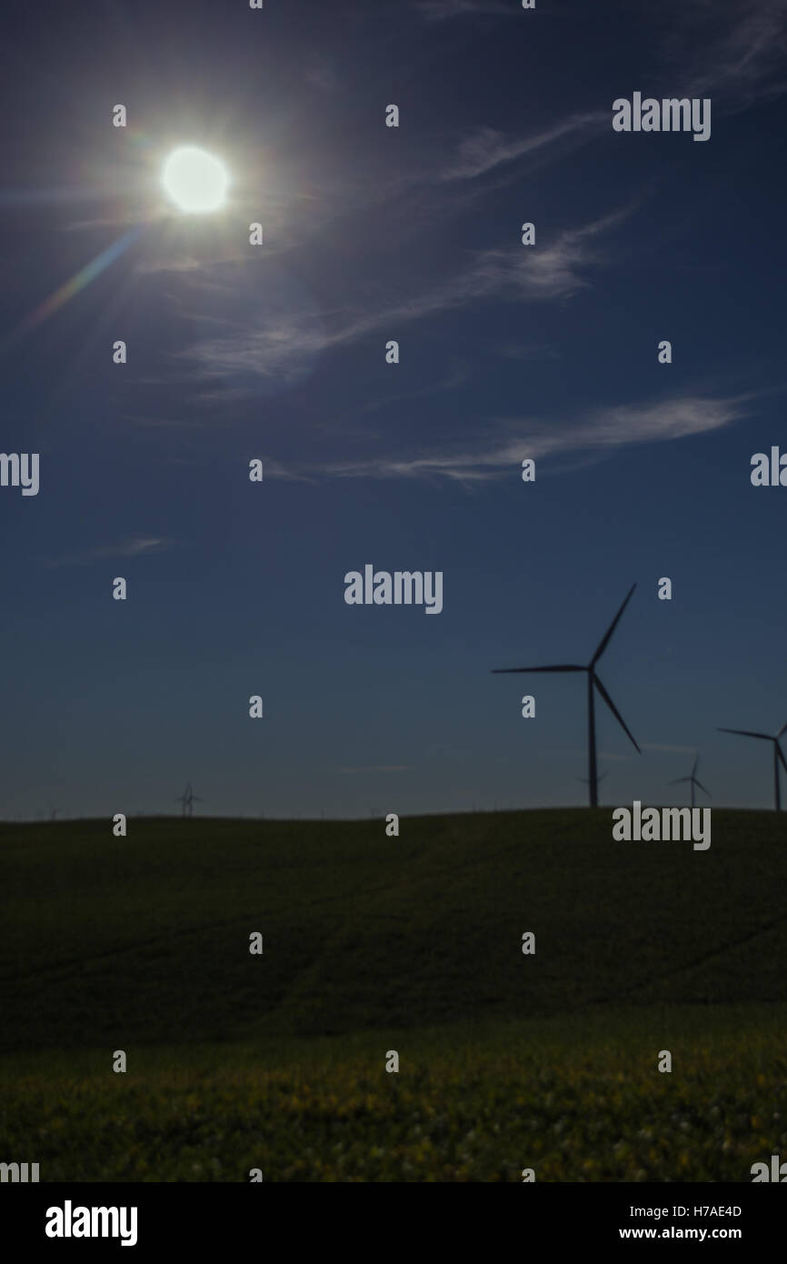 Wind turbines in Northeast Nebraska Stock Photo Alamy