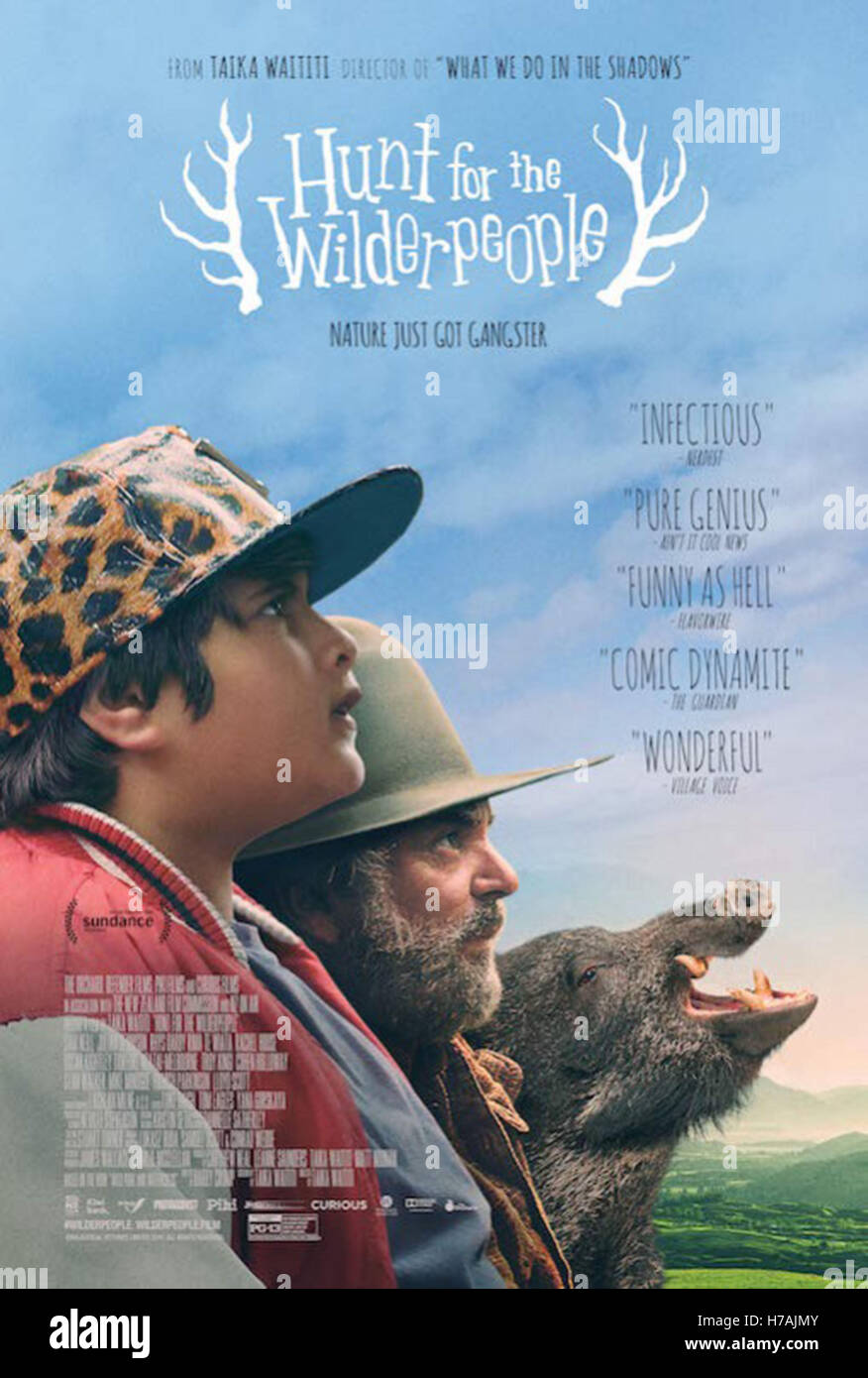 Hunt for wilderpeople film poster hi-res stock photography and images ...