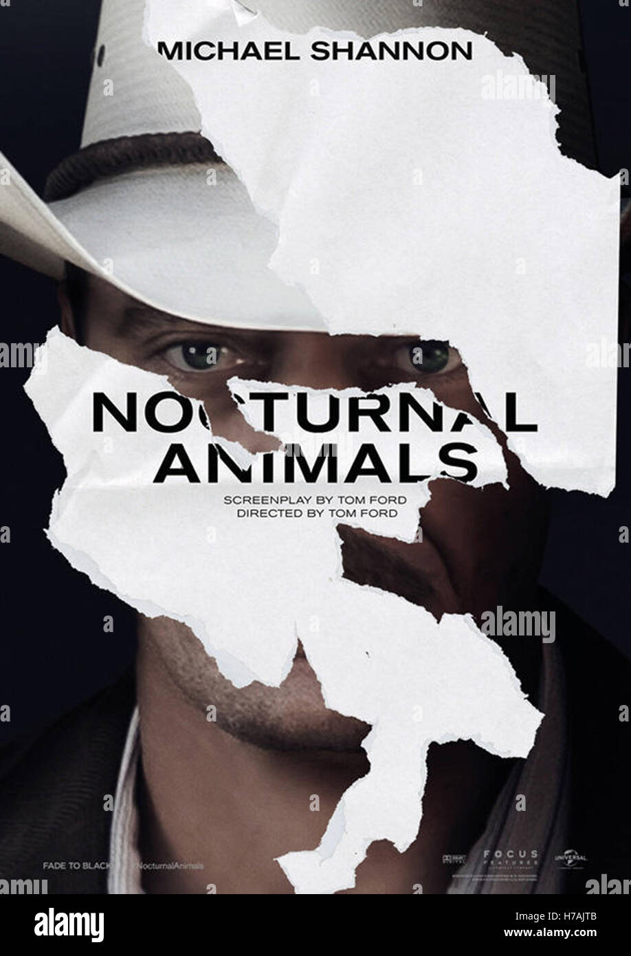 NOCTURNAL ANIMALS (DIR)  MICHAEL SHANNON  TOM FORD (DIR)  MOVIESTORE COLLECTION LTD Stock Photo