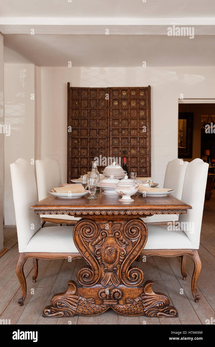 Refectory style sale dining table