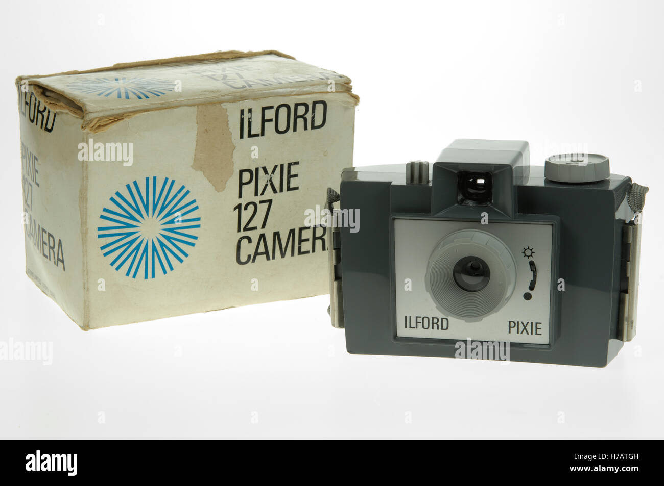 Ilford Pixie 127 Camera with original box Stock Photo Alamy