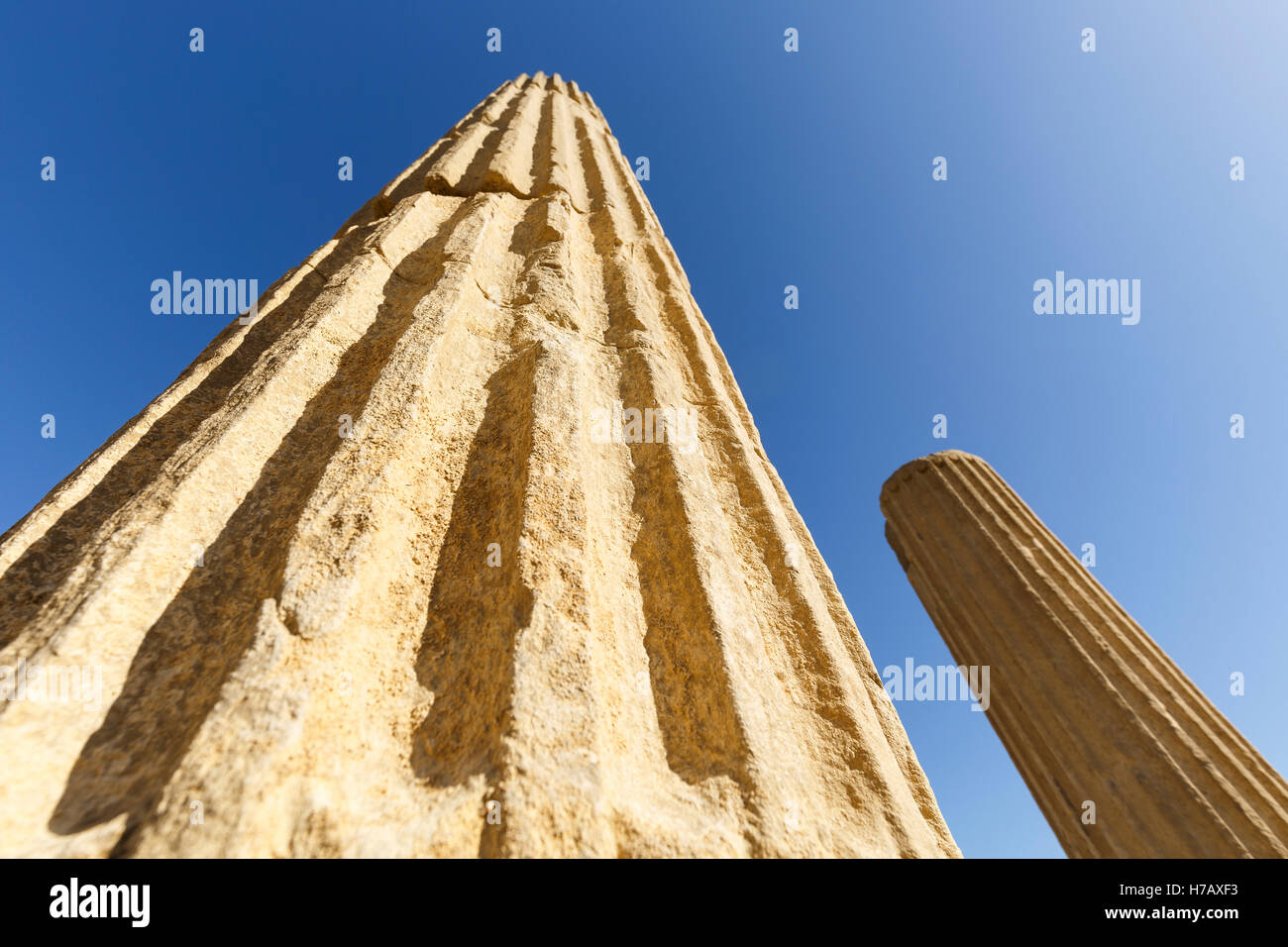 Ruins of Santa Criz Roman city. Eslava village. Navarra province. Spain. Europe Stock Photo