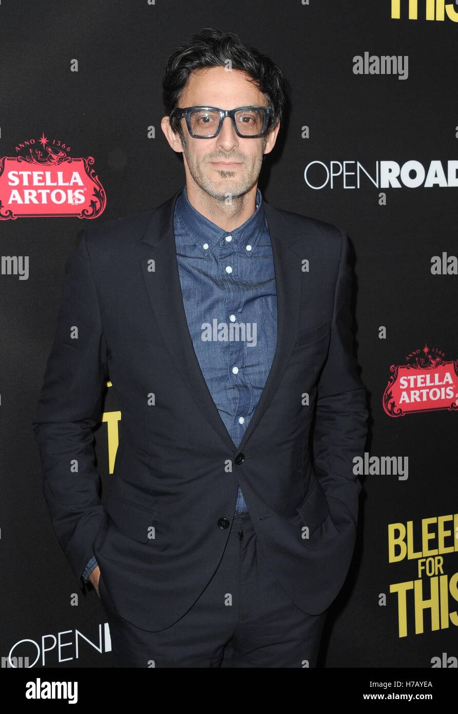 Ben Novinger Beverly Hills, CA. 2nd Nov, 2016. Ben Younger at arrivals for BLEED FOR ...