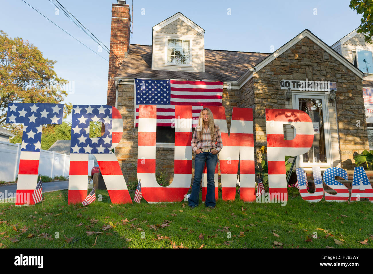 Bellmore, United States. 02nd Nov, 2016. Bellmore, New York, USA