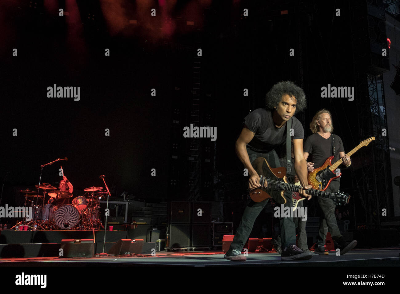 Chicago, Illinois, USA. 3rd July, 2016. SEAN KINNEY, WILLIAM DUVALL and JERRY CANTRELL of Alice in Chains perform live at Soldier Field during the Not in This Lifetime tour in Chicago, Illinois © Daniel DeSlover/ZUMA Wire/Alamy Live News Stock Photo