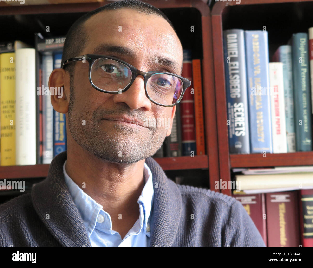 New York, US. 27th Sep, 2016. Lawyer Shane Kadidal of the human rights organisation Center for Constitutional Rights, photographed in New York, US, 27 September 2016. Guantanamo is expected to become the big unfulfilled promise of President Obama. Guantanamo detention camp still holds prisoners in captive that have never been sentenced. PHOTO: MAREN HENNEMUTH/dpa/Alamy Live News Stock Photo