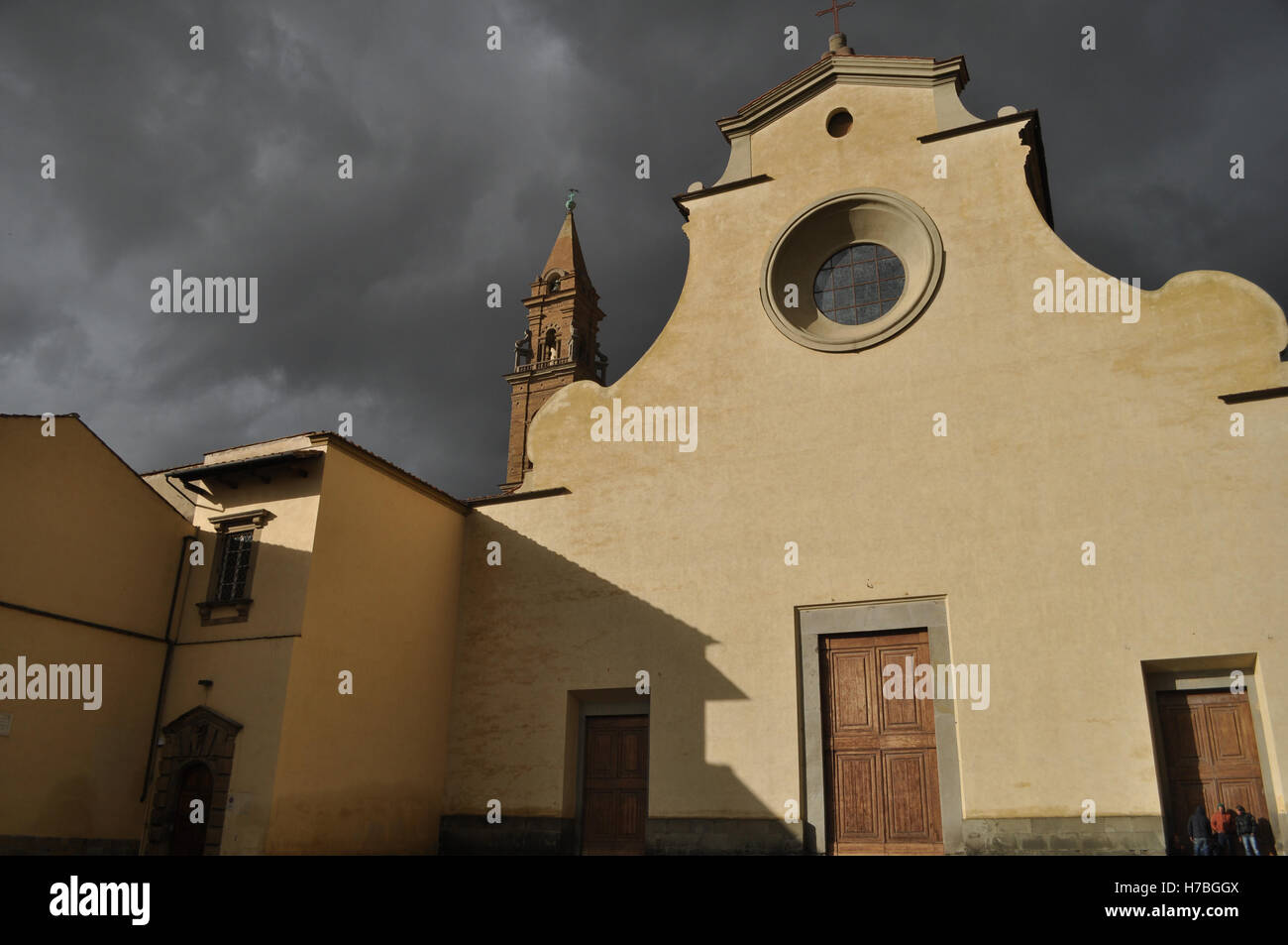Italy, Tuscany, Florence, Church of Santo Spirito by Brunelleschi Filippo Stock Photo