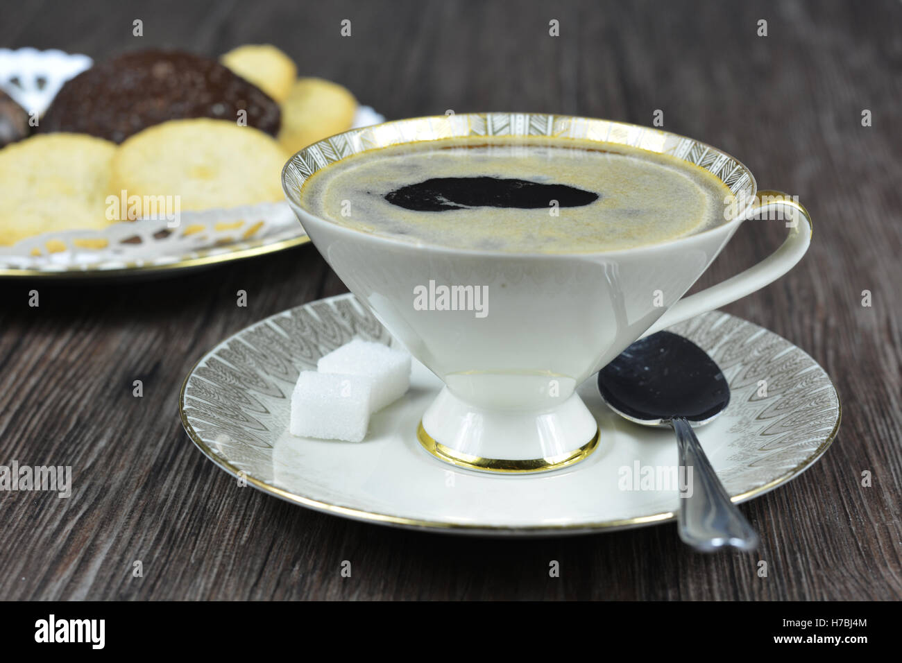 stylish cup of coffee Stock Photo Alamy