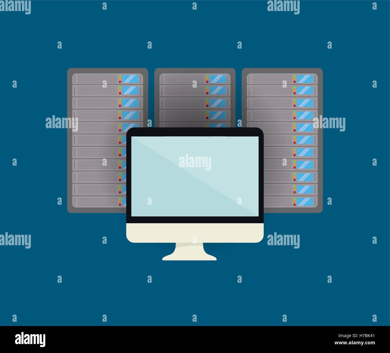 Database storage computer icon vector illustration graphic design Stock ...