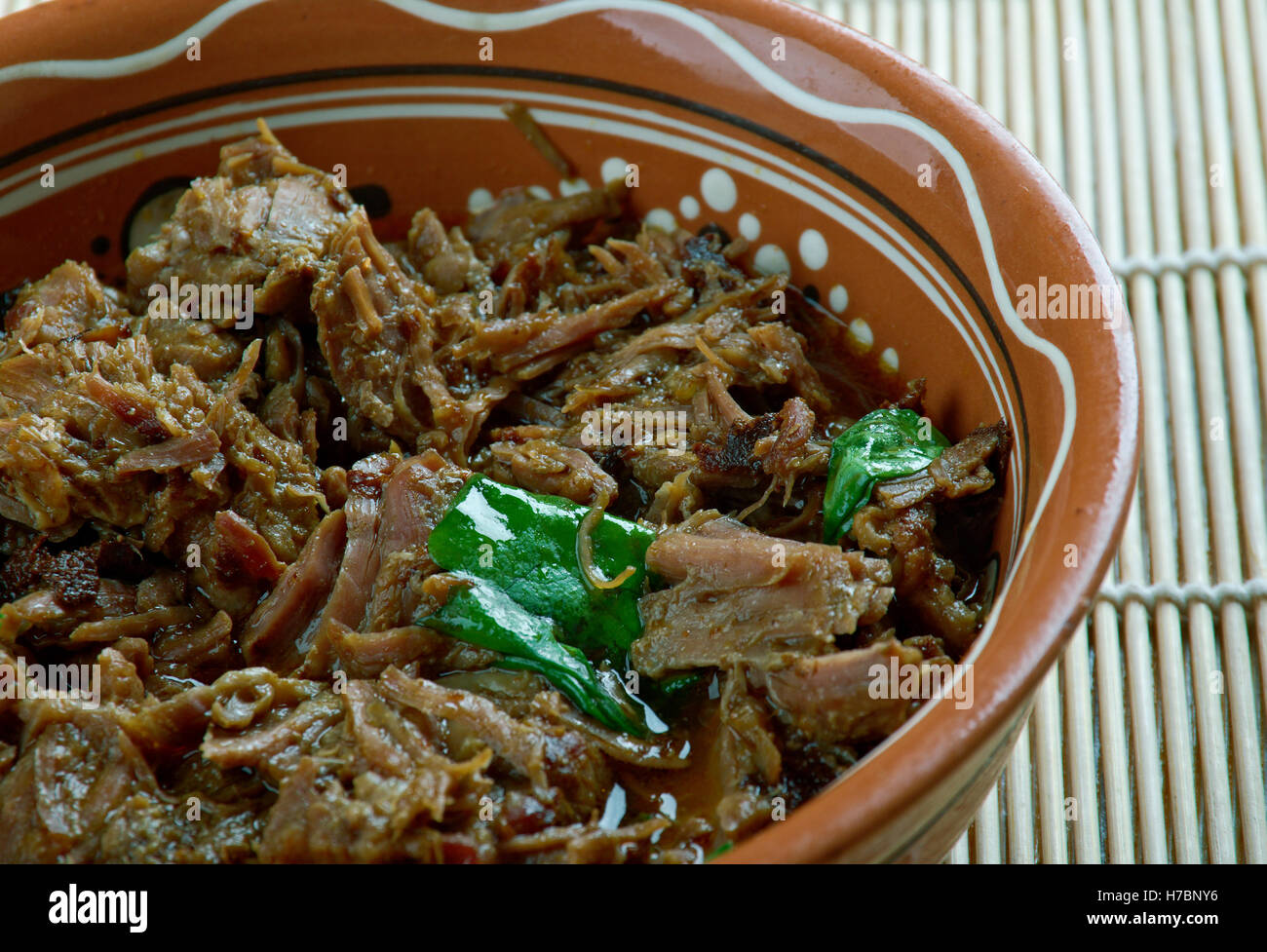 Boshintang Korean soup that includes dog meat Stock Photo Alamy