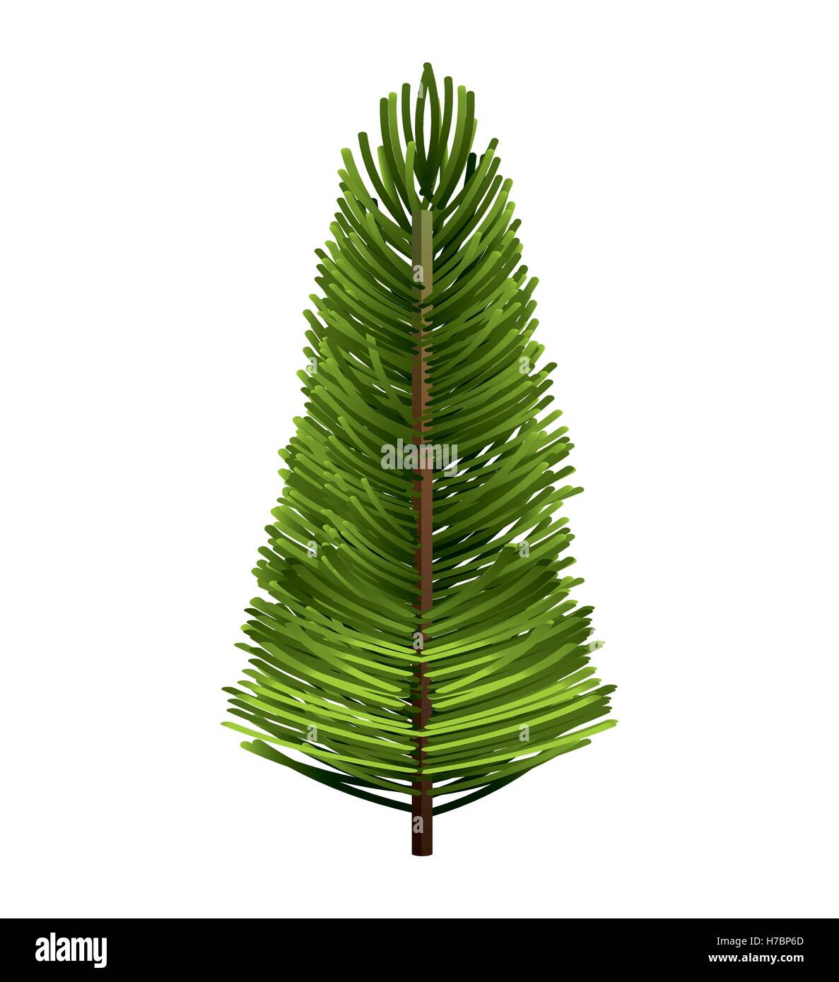 tree plant pine christmas vector illustration design Stock Vector Image ...