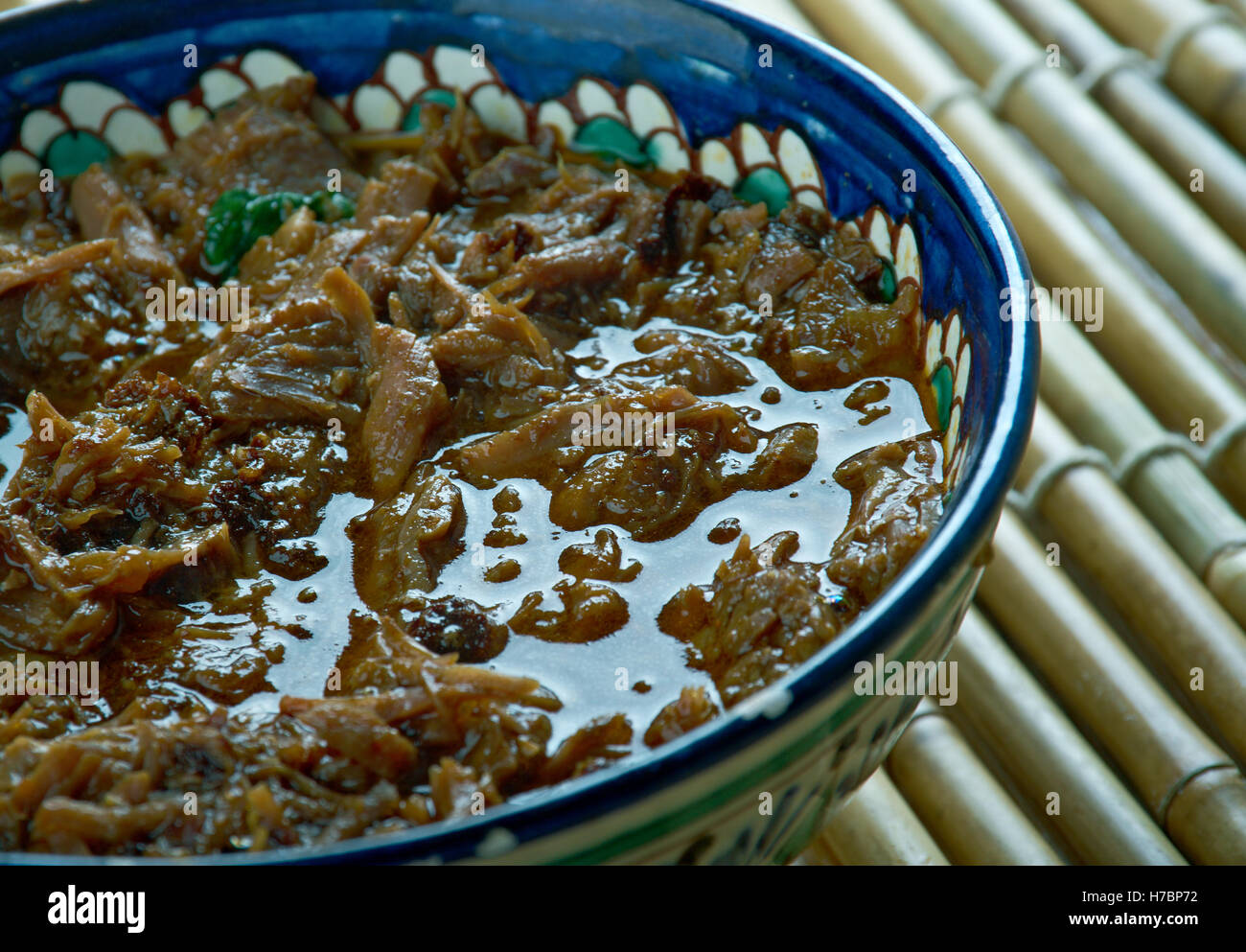 Dinuguan Filipino stew made from Pork and Pig blood Stock Photo Alamy