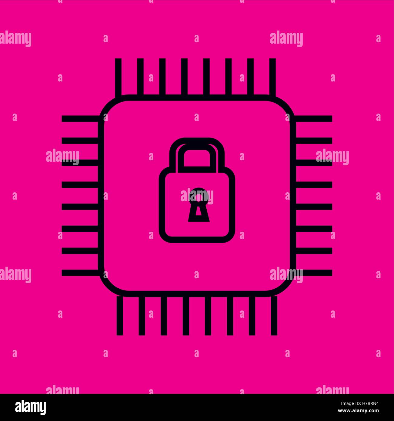 safe secure padlock isolated icon vector illustration design Stock ...