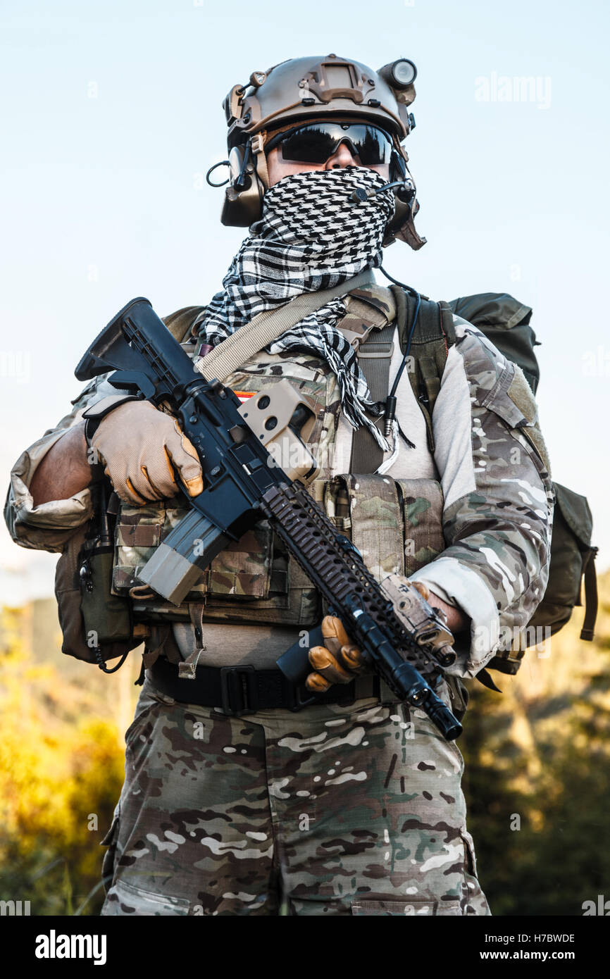 R Ranger Image ranger in the mountains Stock Photo - Alamy