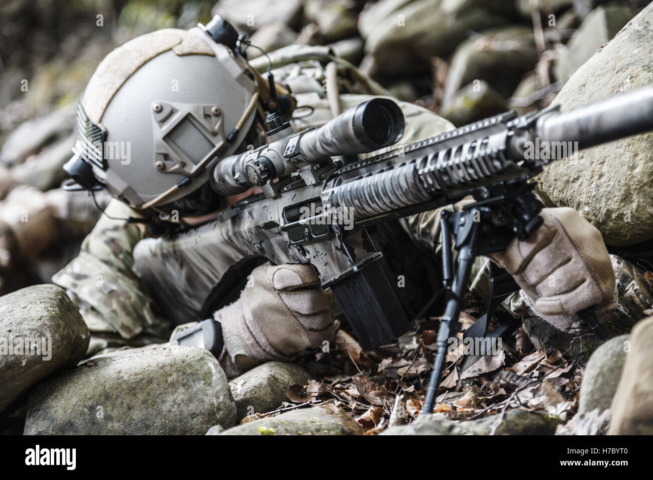 army ranger sniper Stock Photo Alamy