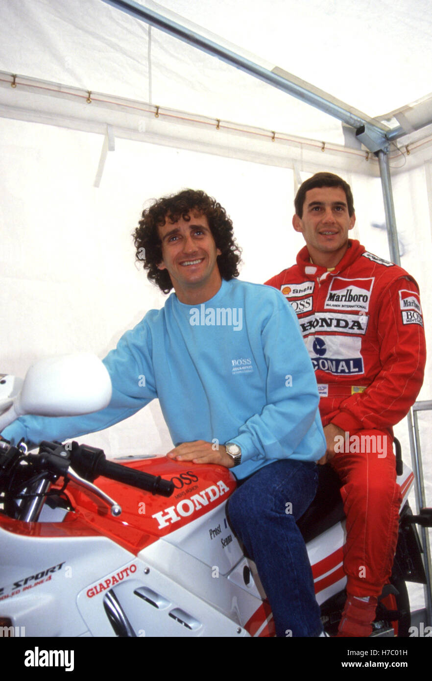 F1 Legends Autograph Print - Ayrton Senna, Alain Prost, Nigel Mansell, Nelson Piquet Signed Photo
