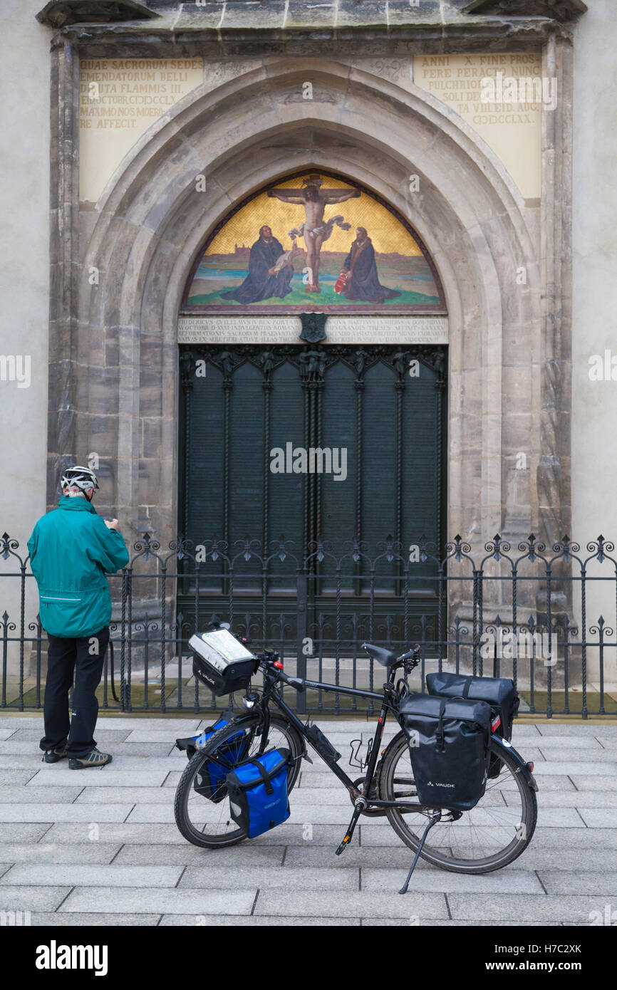 Schlosskirche Wittenberg Stock Photo
