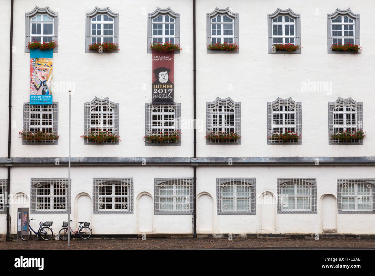Front of Wittenberg townhall Stock Photo Alamy