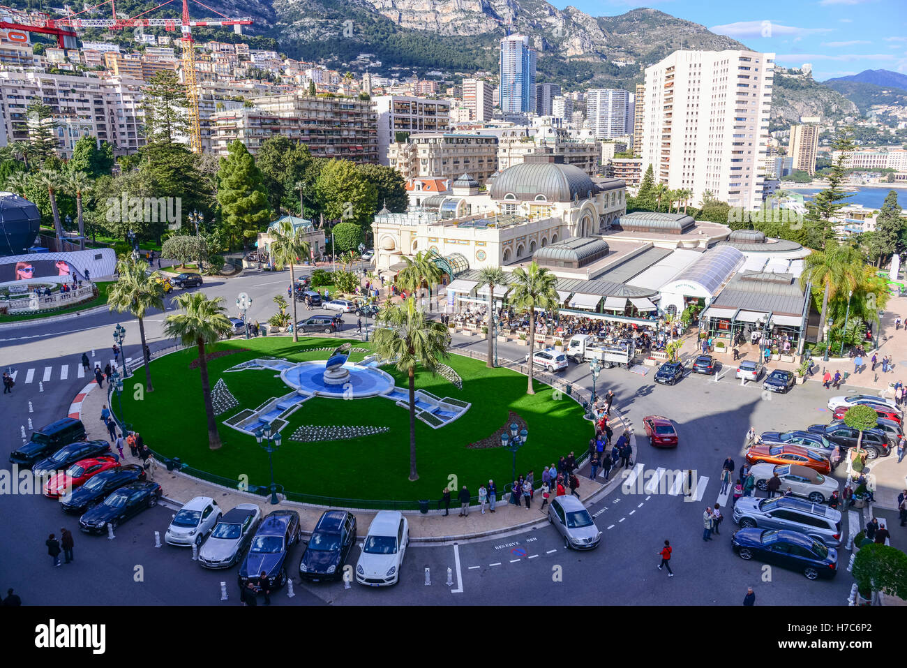 Place du Casino, Monaco Stock Photo