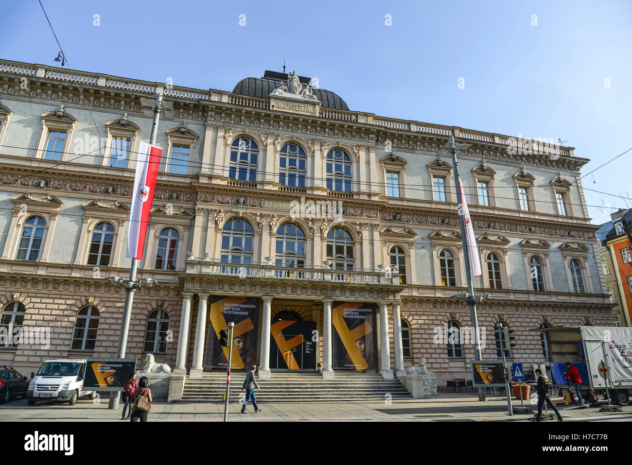 Tyrolean State Museum, Innsbruck, Austria Stock Photo