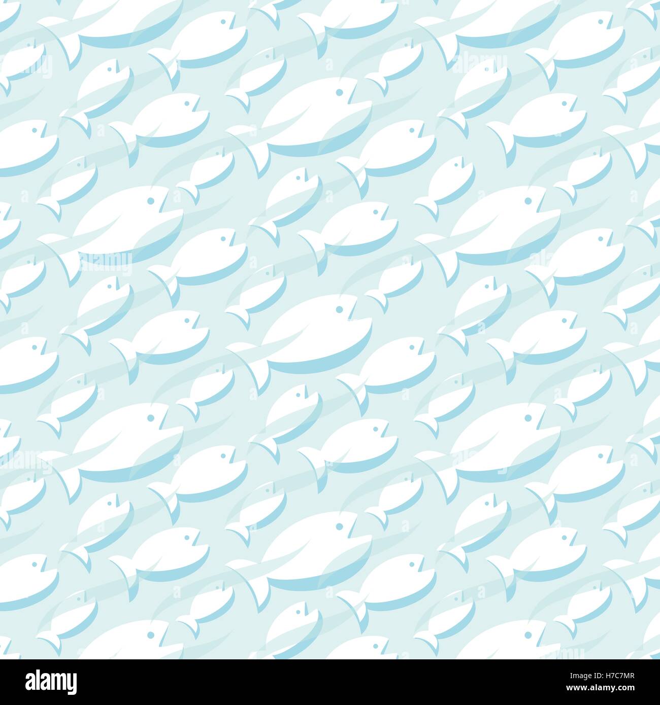repetitive pattern background with fish Stock Vector Image & Art - Alamy