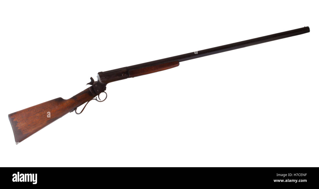 Break action single shot shotgun hires stock photography and images