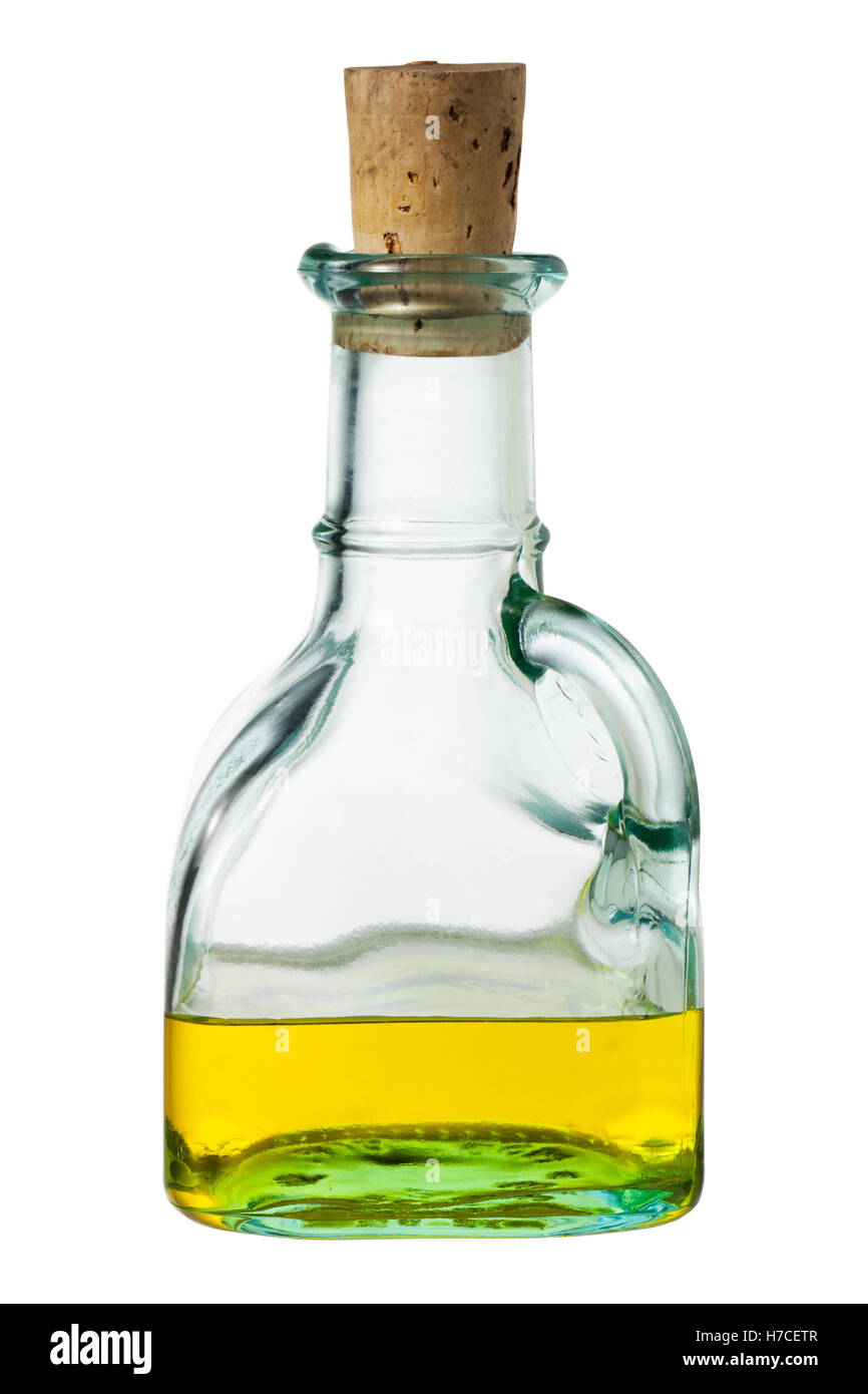 Olive oil bottle with cork Stock Photo Alamy