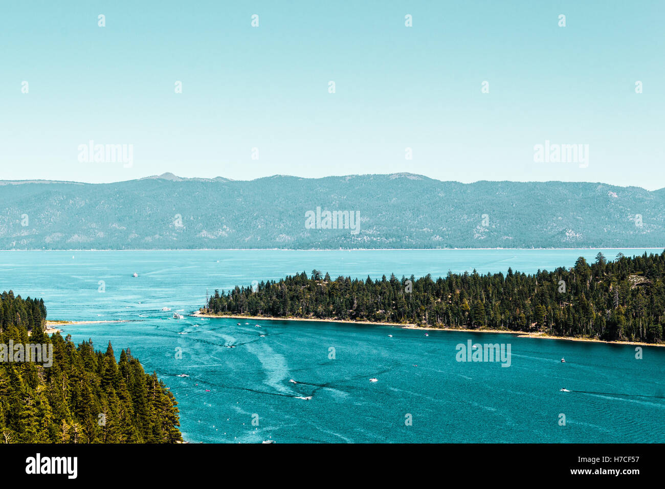 Photo of Emerald Bay and Lake Tahoe Stock Photo Alamy