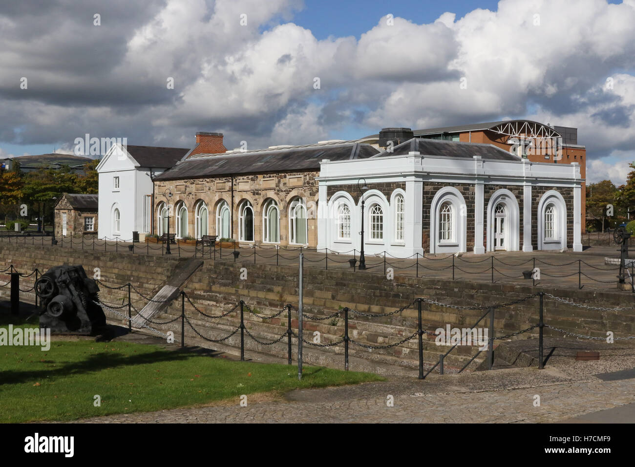 Clarendon Dock at Belfast Harbour, Belfast, Northern Ireland Stock