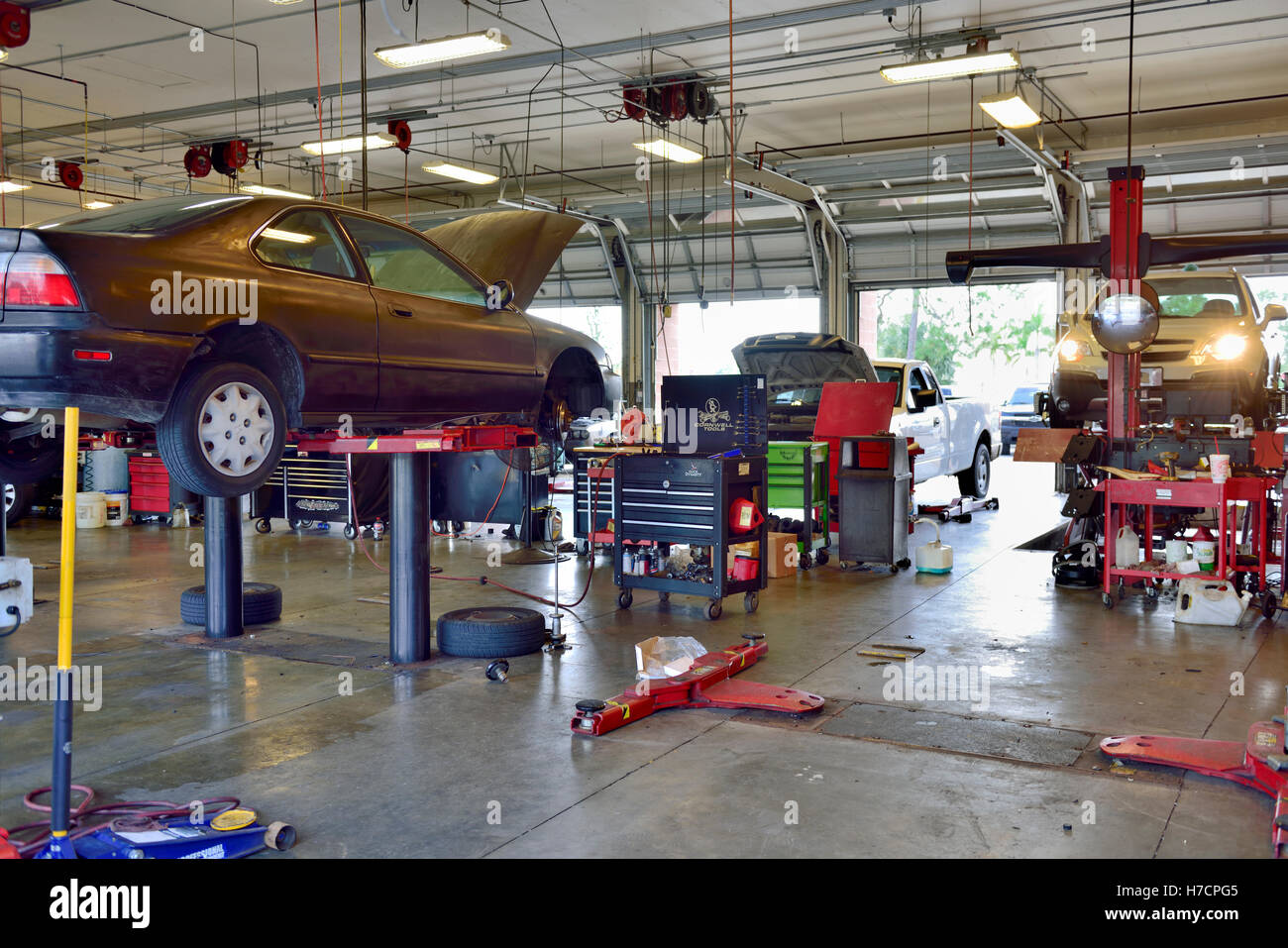 Firestone Complete Auto Care garage, Cape Coral, FL Stock Photo