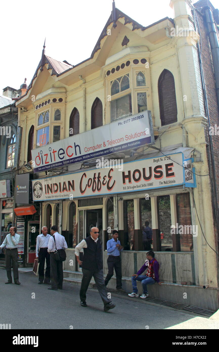 Indian Coffee House, Mall Road, Shimla, Himachal Pradesh, India, Indian