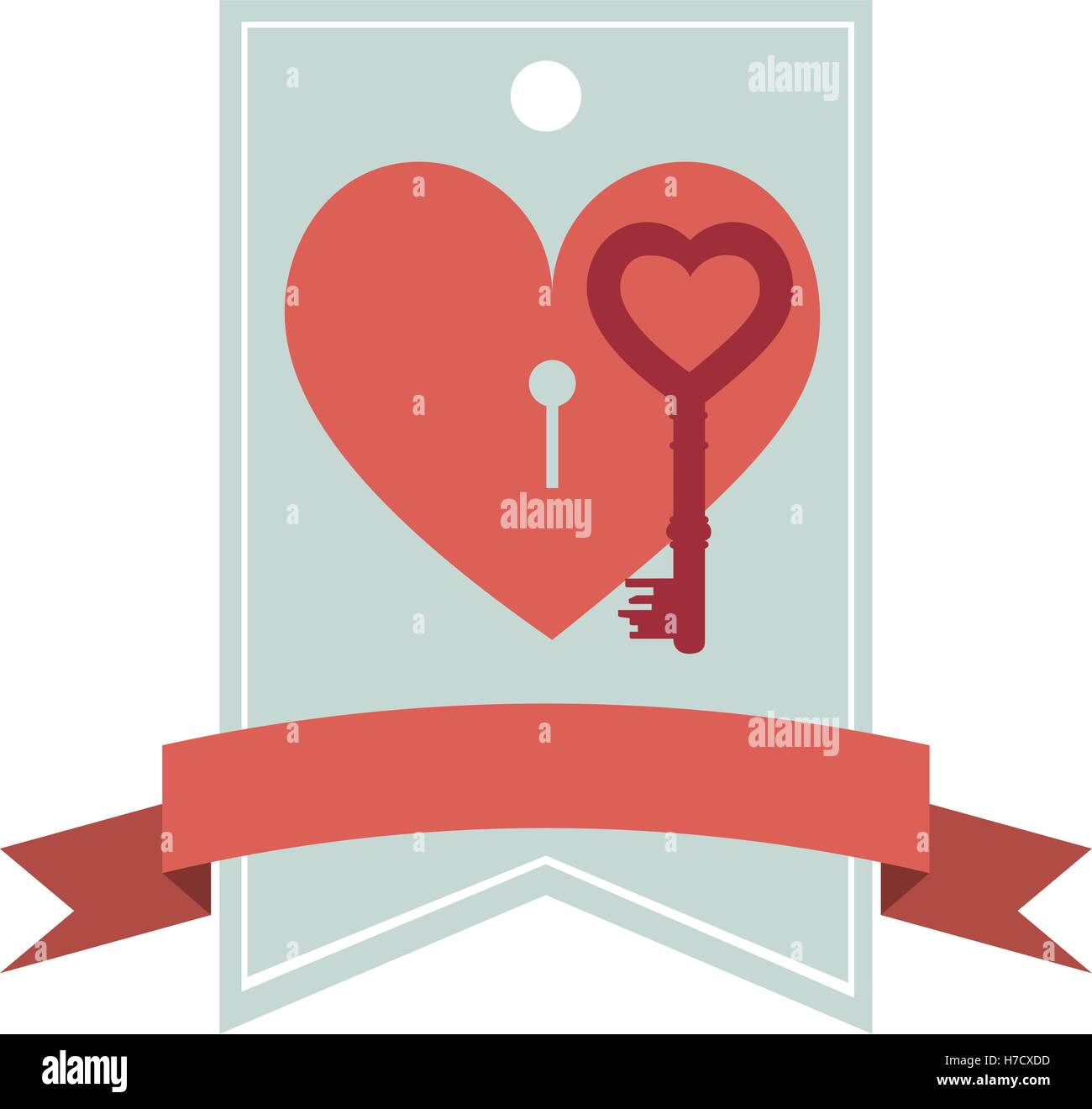 Love Lock and Key Line Art Icons Stock Vector - Illustration of
