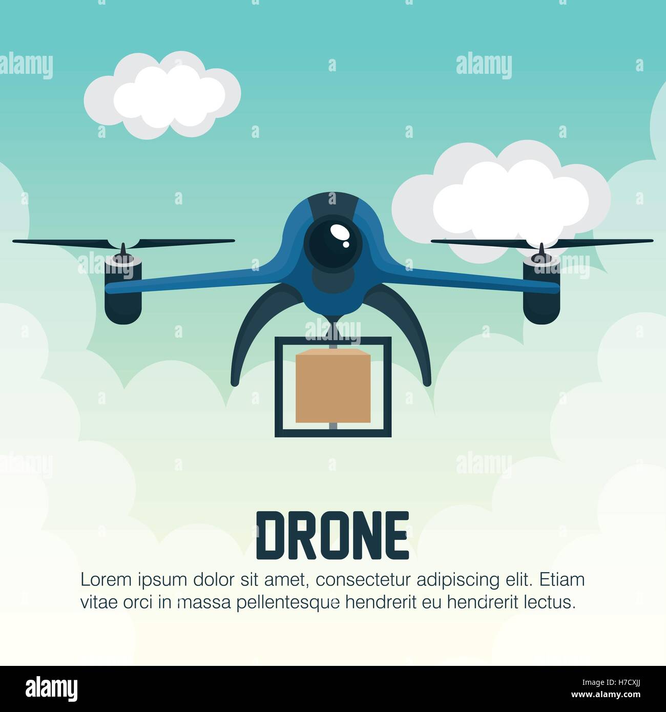 drone technology modern icon vector illustration design Stock Vector ...