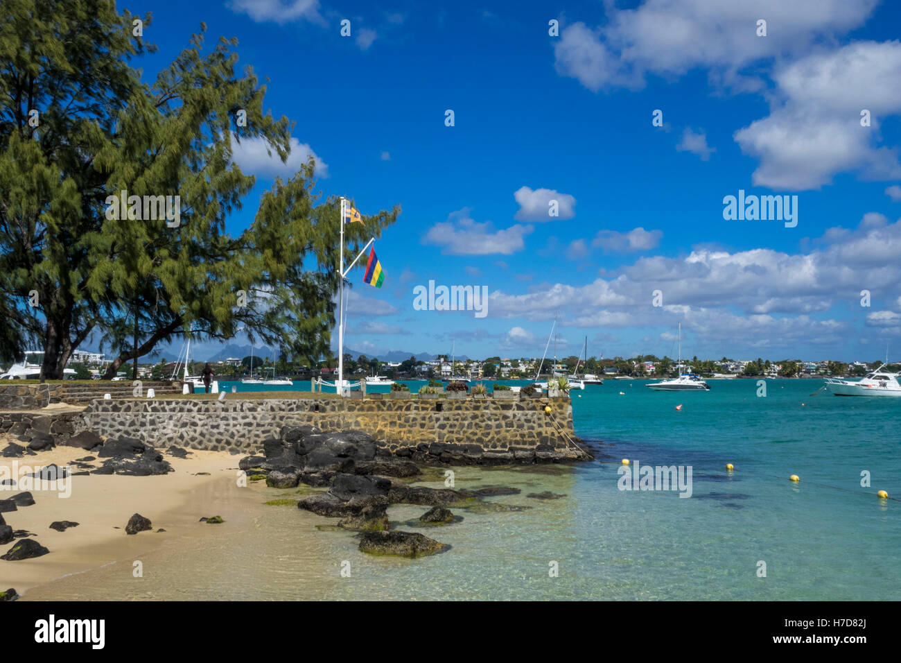 Grand Baie, Mauritius Stock Photo - Alamy