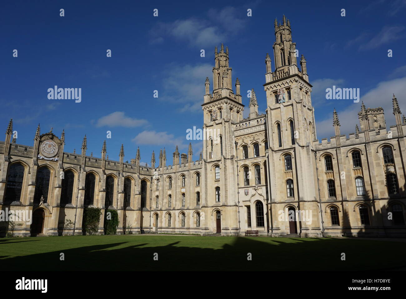 Oxford University, All Souls college buildings Stock Photo Alamy