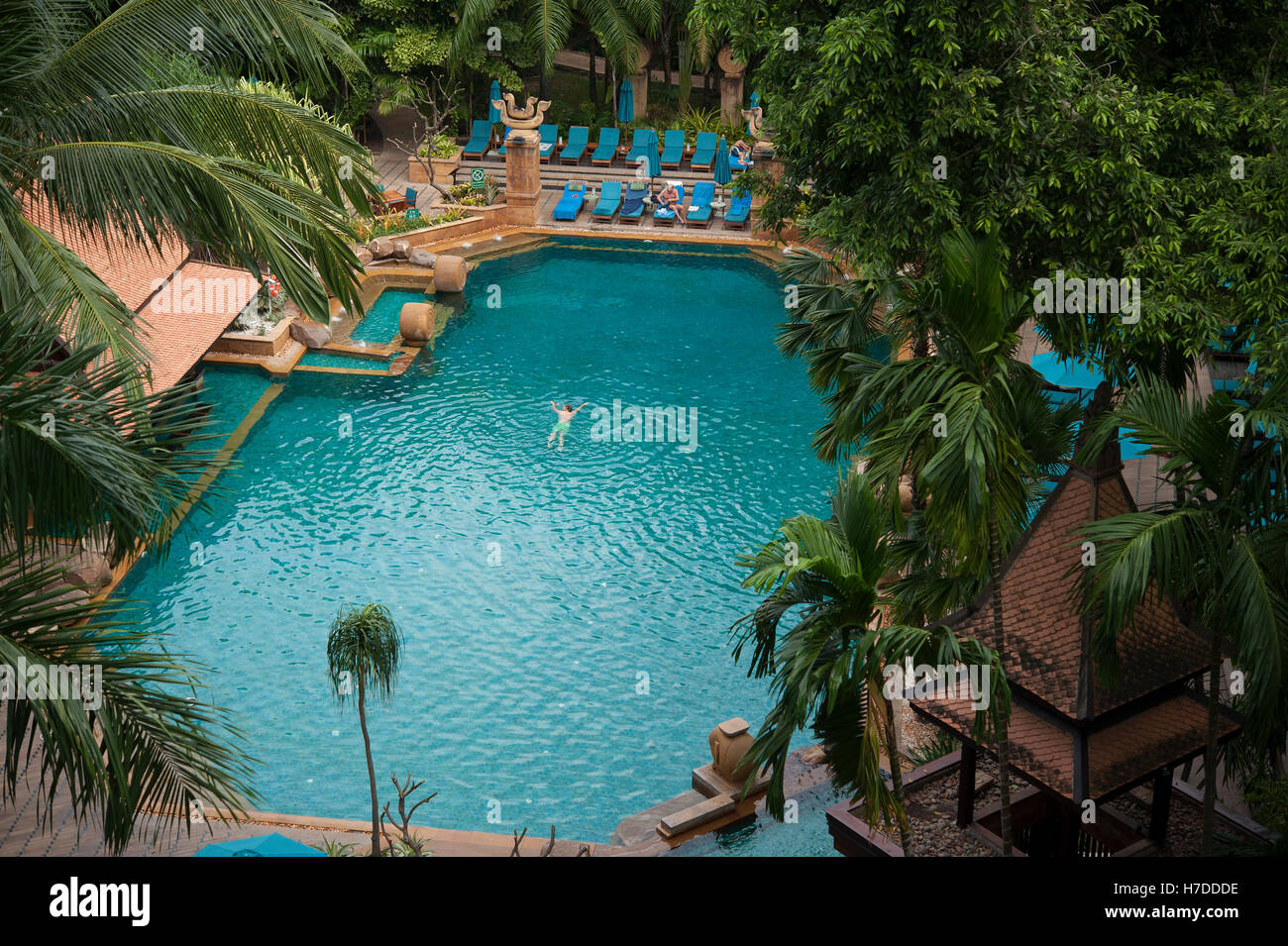 Swimming pool, Pattaya, Thailand, South East Asia Stock Photo Alamy