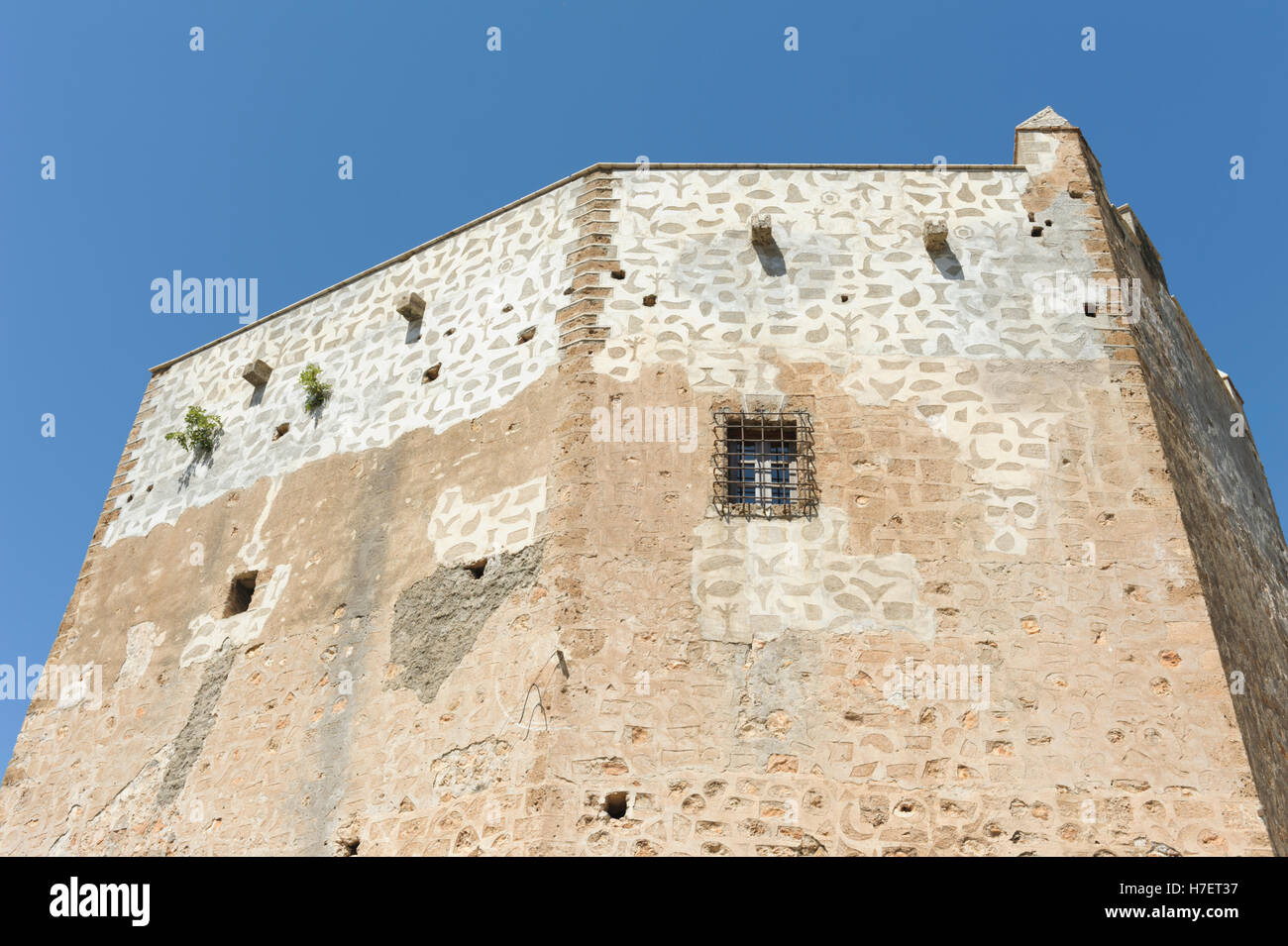 Castillo De Los Ulloa at Vélez de Benaudalla, Spain Stock Photo