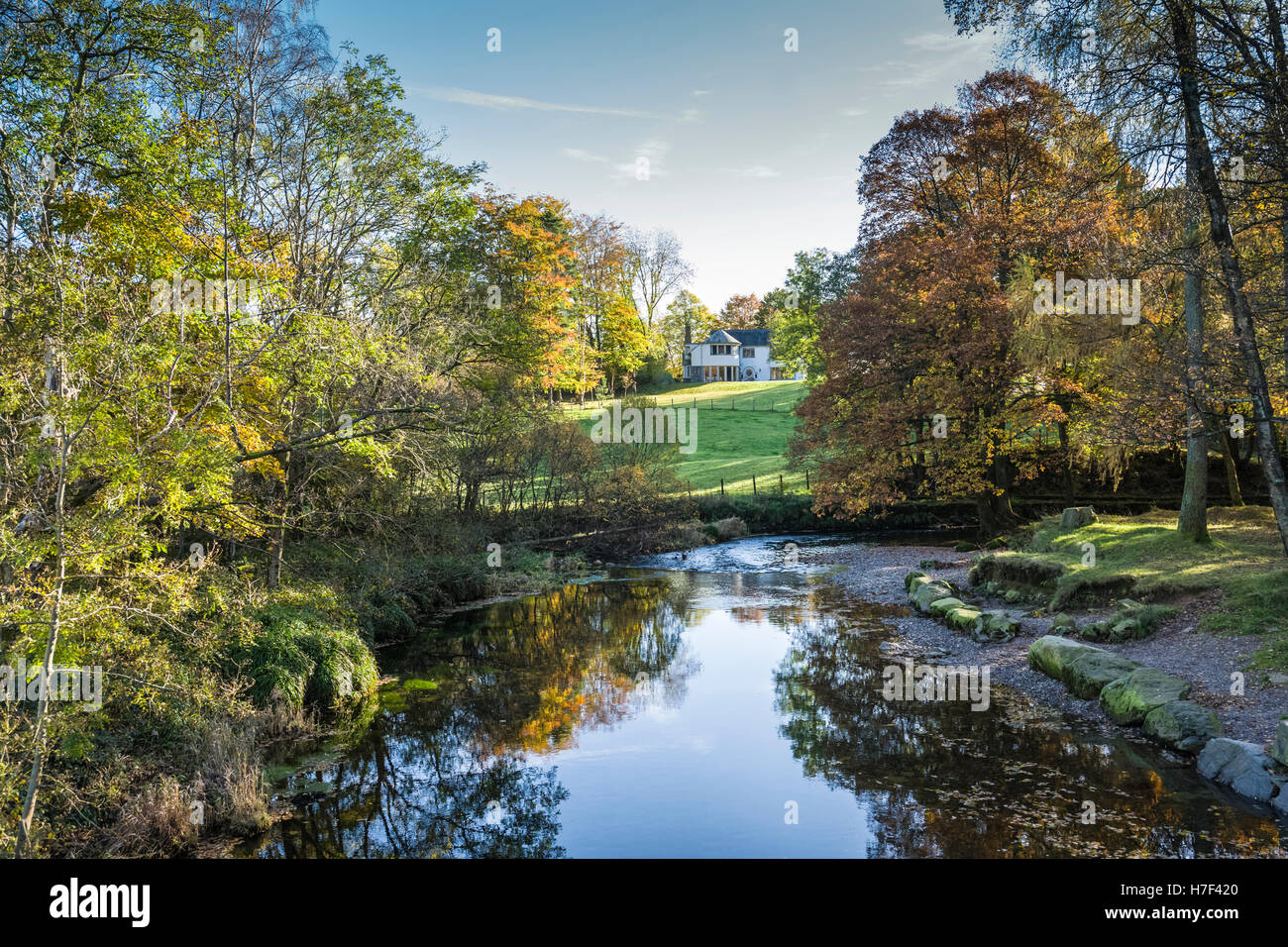 A house in the Arts & Crafts style in the Langdale Valley, Lake