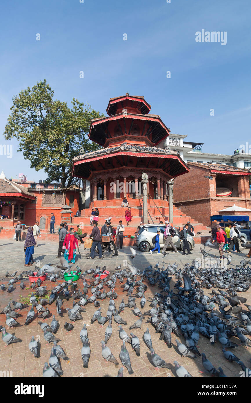 Chyasin Daga temple, Durbar Square,  Kathmandu, Nepal Stock Photo