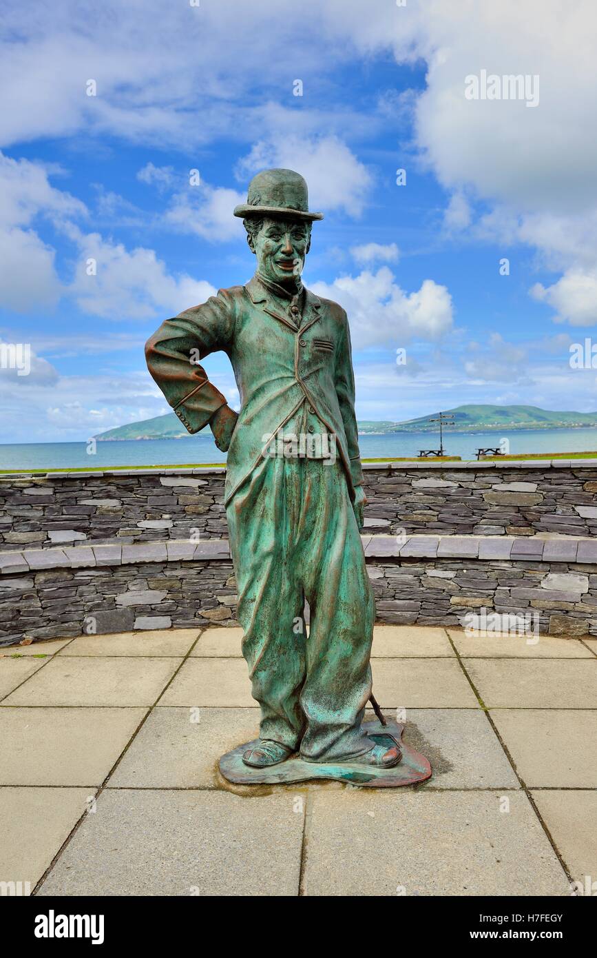 Bronze statue of Charlie Chaplin, Waterville, Ring of Kerry, County