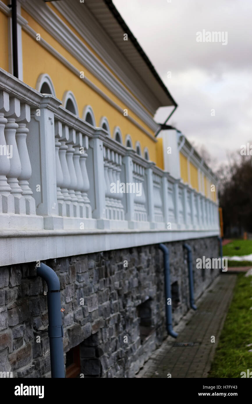 architecture railing retro Stock Photo - Alamy