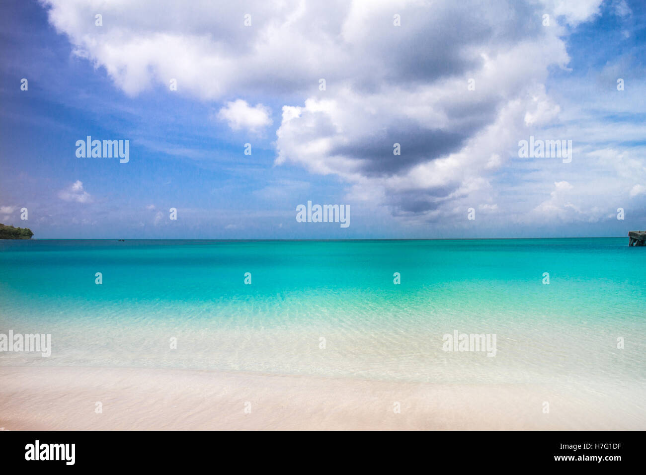 Caribbean paradisiac beach hi-res stock photography and images - Alamy