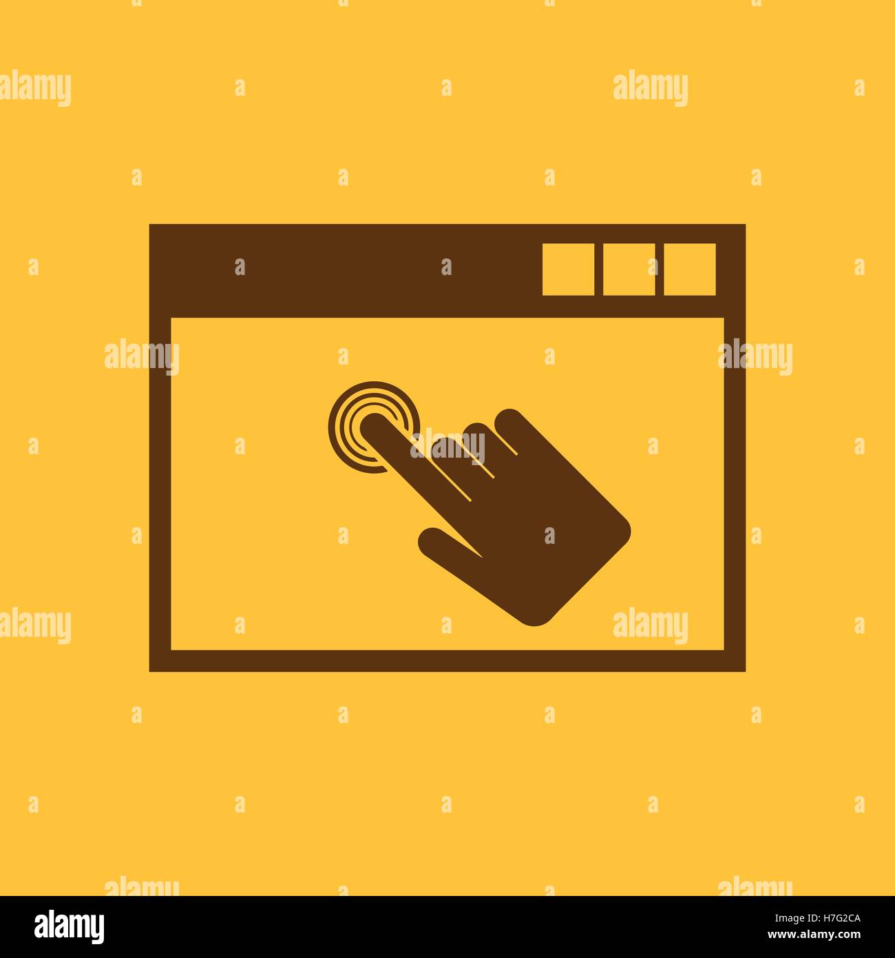 Click icon. vector design. Click symbol. web. graphic. JPG. AI. app ...